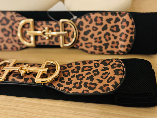 Dress Belt - Leopard One Size