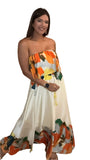 Prisma Maxi Ruffle and Straples  Dress
