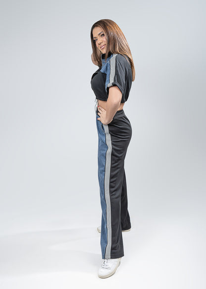 Set Black Jean - Stripe Detail set