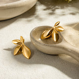Flower Petals Stainless Steel Earing