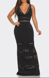 Black Dress V-Neck